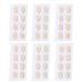 24 Pairs Non-Slip Soft Stick-On Nose Pads for Eyeglasses and Glasses 1.0mm