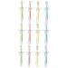 IPETBOOM 12 StK training brush Hand toothbrush made of silicone toothbrush baby toothbrush toothbrush for toddlers bristle toothbrush baby toothbrush suck toothbrush