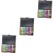 Beavorty 3pcs 40 Combination Cosmetic Pallet Eye Colors Shadow Makeup 1 count (Pack of 1) As Shownx3pcs - Buy Online on GoSupps.com