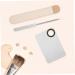 Buy K-Beauty Makeup Palette Set - Stainless Steel Mixing Tray & Spatula | 17.5x10CM | International Shipping Available - Buy Online on GoSupps.com