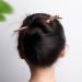 SHERCHPRY Chinese Hair Stick Peach Wood Hairpin Vintage Hair Clip Women's Hair Bun Pin - Buy Online on GoSupps.com
