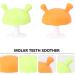 2PCS Faruta Mushroom Teether Pacifier for Breastfed Babies - Assorted Colors - Buy Online on GoSupps.com