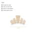 TELETIES Tiny Hair Clip - Strong Grip, Bendable Teeth, Curved Design - Ideal for Thin Hair, Kids, Half-up Styles - Almond Beige - Buy Online on GoSupps.com