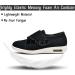 GSFY Women Diabetic Shoes 9.5 Wide Black - Orthopedic Non-Slip Adjustable Strap for Swollen Feet, Arthritis, Neuropathy - Lightweight and Comfortable - Buy Online on GoSupps.com