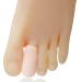 12 Pieces Gel Toe Sleeves Corn Cushion Silicone Toe Tubes Protectors for Cushions Corns  Blisters  Nail Issue  Reduce Friction Bunions Hammer Toes (Beige) Transparent