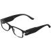 Pearl glasses with LED light: fashionable reading aid with integrated LED reading light 1.0 DPT (reading aid with lighting night glasses for reading night vision glasses)