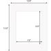 ZBEIVAN 11x14 White Picture Mats - Pack of 12, Bevel Cut Frame Mattes for 8x10 Pictures - Buy Online on GoSupps.com