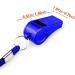 2 Pack Blue Hipat Whistle with Lanyard - Extra Loud Sports Whistles for Coach, Referee, Basketball - Great for Lifeguard and Survival - Classic Style - Buy Online on GoSupps.com