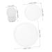 Healeved Diaphragm Covers - Replacement Diaphragm Set for Medical Accessories | International Shipping Available - Buy Online on GoSupps.com