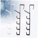 KICHOUSE 3pcs Hat Wall Hanger Hat Hanging Hooks Over The Door Hanger Coat Hanger Aisle Five Sections - Buy Online on GoSupps.com