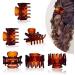 12 PCS Small Brown Hair Clips - 1.2 Inches Medium Size Hair Claws for Women - Stylish Butterfly Hair Clamp Set - Buy Online on GoSupps.com