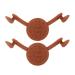 iplusmile Lot de 2 Entra neurs Personnels du Visage en Silicone Marron Dispositif de Renforcement des Muscles du Sourire pour Exercices de Sourire et Cr ation Naturelle de Fossettes