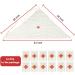 12 PCS Emergency Triangular Bandages for First Aid Fracture Splint Sling - 38 x 38 x 54 - Buy Online on GoSupps.com