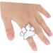Buy POPETPOP Silver Rings Nail Art Palette | Medium Manicure Tray for Stunning Nail Designs - International Shipping Available - Buy Online on GoSupps.com