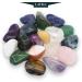 Lavisa Drum Stones - 100% Natural Healing Gemstones for Water Treatment | Halbedelstein Mixture | 220g Crystal Mineral Stones - Buy Online on GoSupps.com
