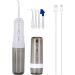 KouRy Water Flosser - Portable USB Dental Oral Irrigator IPX7 Waterproof 5 Jet Tips & 3 Modes for Travel & Home - Gray - Buy Online on GoSupps.com