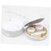 Homsfou 3 STK Rabbit Contact Lens Case Holder - Travel Set with Marbling Design | International Shipping Available - Buy Online on GoSupps.com