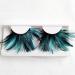 Shop Miya Fantastic Eyelashes - Handmade Blue Feather False Lashes for Parties Carnivals & Halloween | Super Soft & Eye-Catching - Buy Online on GoSupps.com