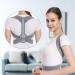 Buy Black Posture Corrector for Women | Adjustable Back Support Belt for Back Pain Relief | Breathable Lumbar Correction for Adults Kids & Students (Gray S - Buy Online on GoSupps.com