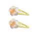 Hair Clips Hair Ties Non-slip Sweet Plumeria Flower Hairpins Hair Rings Decorative Plastic Hair Accessories for Women Girls