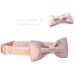 Unique Style Paws Pink Silk Dog Collar - Adjustable Soft Fly Collapsible Gift for Small Female Dogs - Buy Online on GoSupps.com