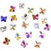 9X10Mm 12Pcs Pointedback K9 Butterfly Crystal Drill Tip Bottom Special-Shaped Rhinestone Diy Nail Stick Bead Nail Ornament - Buy Online on GoSupps.com