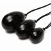 Cozhotek Rosenquarz Yoni ei yoni eggs in 3 size/set for women Health and recovery cone exercise of German instructions (#3-black obsidian)