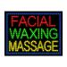 Facial Waxing Massage LED Dots Sign #21247