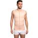 Lipoelastic® Sleeveless Compression Vest Front Padded Zipper - Natural - Medium