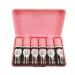 HHSEYEWELL Pink Lip Gloss Set Box - 6pc Water Gloss Gel Base Lip Glaze for Long-Lasting, Non-Fading Shine - 5.5ml Student Lipstick Kit - Buy Online on GoSupps.com