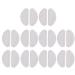 Bayore Self-Adhesive Nose Pads for Glasses - 10 Slip-Resistant Silicone Pads Thin & Comfortable Black 1mm - Buy Online on GoSupps.com