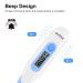 2 Pack Digital Thermometer - Accurate Fast Reading Medical Temperature Measuring Tool - LCD Fever Checker - Waterproof - White-Blue - Buy Online on GoSupps.com