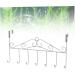 PRETYZOOM Hanging Hooks Hook Over Door Clothes Hanger Rack Over The Door Hanger Coat Hanger Rack No Trace Towel Rack Metal Hangers medium White - Buy Online on GoSupps.com