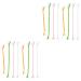 BESPORTBLE 16 Pcs Double Head Dog Toothbrush Pet Toothpaste Toothbrush for Dogs Small Dog Toothbrush Pp