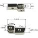 Buy 100 Pieces Acetate Sunglasses Spring Hinges - Durable Glass Repair Parts for 50 Pairs - International Shipping Available - Buy Online on GoSupps.com