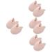 Toddmomy Foot Protector 4 Pairs Ballet Pointe Set Fabric Shoes Knitted Fabric Miss Damping Boot Protector