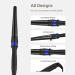CkeyiN 25-32mm Curling Wand Iron for Long & Short Hair | Adjustable Heat with LCD Screen & Glove | Automatic Shut-Down | 24-31mm - Buy Online on GoSupps.com