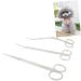 Mipcase 3pcs Plant Scissors Set | Fabric Onion & Aquarium Cutting Scissors | Straight Cut Medium Silver Tools for Gardening & Home Use - Buy Online on GoSupps.com