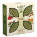 Aphrodite natural cosmetics-4-part olive oil soap set.Natural soap with unique scents for well -kept skin - perfume -free argan pomegranate mango & papaya (4 x 85g / 11.50 oz)
