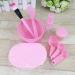 DIY Facial Mask Mixing Bowl Set - Complete Kit with Spatula Measuring Spoon Brush & Spray Bottle - Perfect for Skin Care Lovers - Pink - Buy Online on GoSupps.com