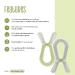 ZoLi Bunny Baby Teether | Molar Gum Relief Toy for Babies | BPA-Free | Pack of 2 | Sage Green & Ash Grey - Buy Online on GoSupps.com
