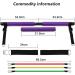 Yoga Pilates Bar Stick with Resistance Band Home Gym Muscle Toning Bar Fitness Stretching Sports Body Workout Exercise (Multicolor 1set) - Buy Online on GoSupps.com