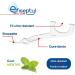 Efiseptyl Dental Floss Holder - 18 Flossers in 2 Pack | Premium Oral Care for Whiter Teeth - Buy Online on GoSupps.com