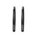 Remboh Slant Tweezers - Professional Tweezers for Eyebrows Stainless Steel Slant Tip Tweezer - The Best Precision Eyebrow Tweezers (Black Pack of 2)