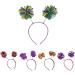 TQUXNGA Hairband with Colorful Pompoms for Parties Stage Performences Eye-catching Party Headband Birthday HeadWear Purple - Buy Online on GoSupps.com