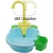 Toysructin Bird Parrot Bathtub - Automatic Bird Bathroom Accessories for Small to Medium Birds - Bird Shower Bowl Set - Buy Online on GoSupps.com