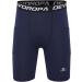 DEVOROPA Youth Boys' Compression Shorts 2-Pack, Black/Navy, Large | Performance Athletic Base Layers with Side Pockets - Training Underwear - Buy Online on GoSupps.com