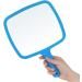 Accessotech Professional Handheld Paddle Mirror with Handle - Blue | Salon Barbers Hairdressers Tool - Buy Online on GoSupps.com