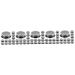 FOMIYES 100 Pcs Eye Shadow Box Diamond Decor Travel Containers Nail Accessories Case Acrylic Diamond Box Blackx5pcs 3.9x3.9cmx5pcs