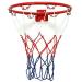 Trjgtas 32cm Hoop Netting Metal Rim Basket Basket-Ball Wall Rim with Screws Indoor